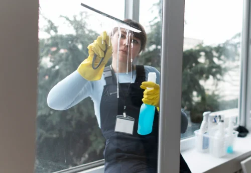 Nettoyage de vitres intérieures et extérieures à Sugères